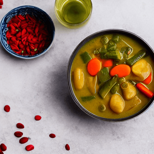 uji de milho e vegetable stew mozambique food