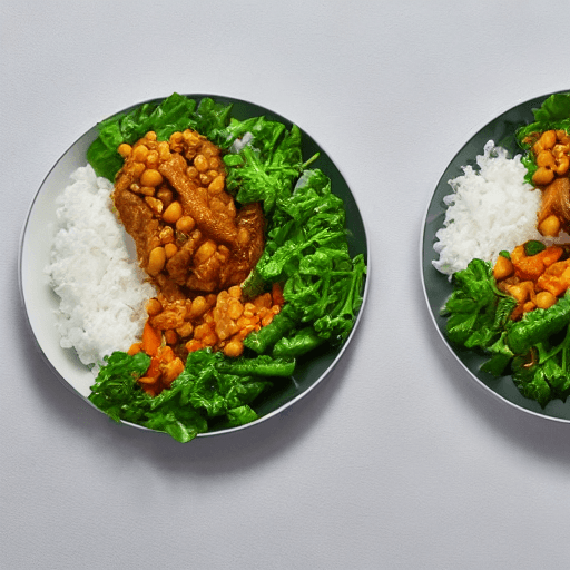 vegetarische babi pangang food
