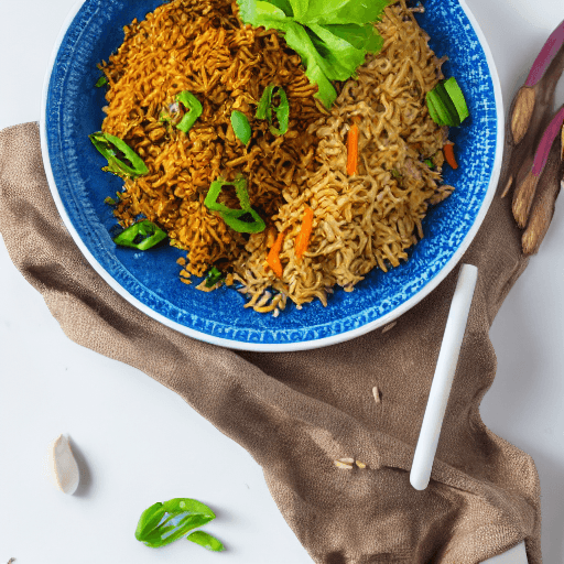 vegetarische nasi goreng food