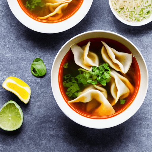 wonton soup food