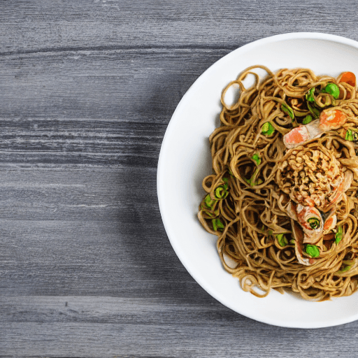yaki soba food