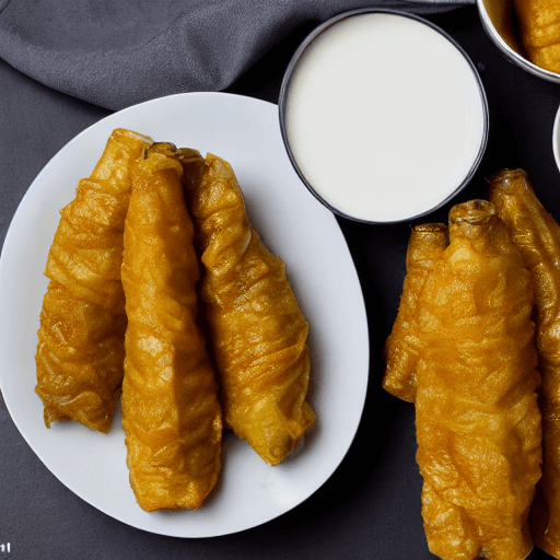 lemper tahu goreng ayam pisang goreng ayam indonesia food