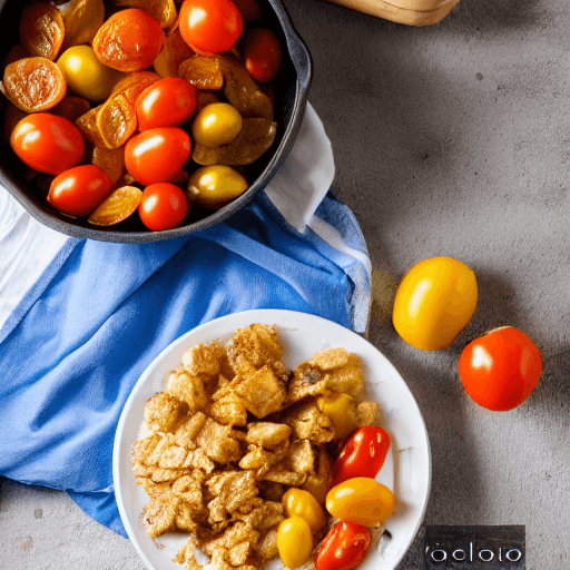 machete con chicharr n y queso y tomates y cebolla y papas y verduras paraguay food